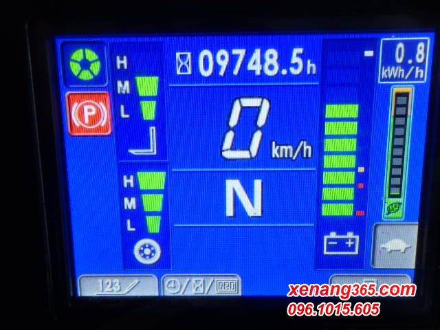 xe-nang-dien-2-5-tan-FE25-1-304721 (24) Số giờ xe chạy