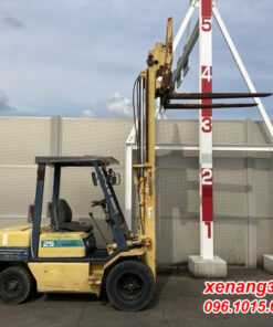 Xe nâng dầu 2.5 tấn Komatsu FD25H-11- 472422 số sàn gật gù lốp kép chất lượng cao|Diesel counterbalance Truck Mặt bên xe nâng dầu 2.5 tấn Komatsu FD25H-11-472422