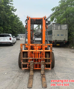 Xe nâng dầu 2.5 tấn Toyota 5FD25 – 44342 số sàn gật gù lốp kép|Diesel counterbalance Truck Mặt trước xe nâng dầu 2.5 tấn Toyota 5FD25 18532