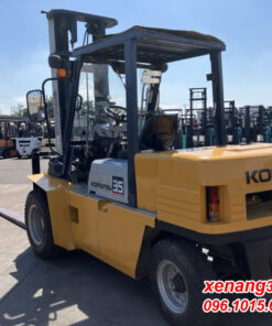 Xe nâng dầu 3.5 tấn Komatsu FD35-5-32425 số sàn lốp kép dịch giá|Diesel counterbalance Truck Mặt sau xe nâng dầu 3.5 tấn Komatsu FD35-5-32425