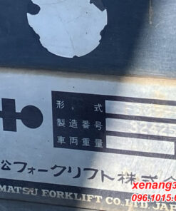 Xe nâng dầu 3.5 tấn Komatsu FD35-5-32425 số sàn lốp kép dịch giá|Diesel counterbalance Truck Tem xe nâng