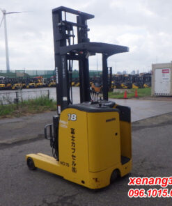 Xe nâng điện đứng lái 1.8 tấn Komatsu FB18RL-15-cao 4.7m dịch càng – 2018-158750 chất lượng cao|Reach truck Mặt sau xe nâng điện đứng lái 1.8 tấn Komatsu FB18RL-15 158750