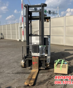 Xe nâng điện đứng lái 2.5 tấn Nichiyu FBR25-80C-400SF cao 4m sản xuất 2019 chất lượng cao|Reach truckt Mặt trước xe nâng điện đứng lái 2.5 tấn Nichiyu FBR25-80C-400SF