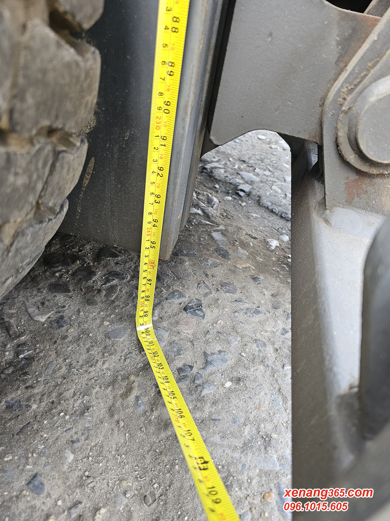 Bảng đo kích thước xe nâng dầu 2.5 tấn Komatsu FD25C-16, FD25T-16 gật gù, lốp kép Kích thước chiều cao xe nâng dầu 2.5 tấn Komatsu FD25C-16-
