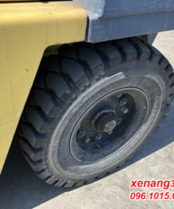 Xe nâng dầu 3.5 tấn Komatsu FD35-5- 34527 gật gù số sàn lốp kép cao 4m|Diesel counterbalance Truck Lốp sau