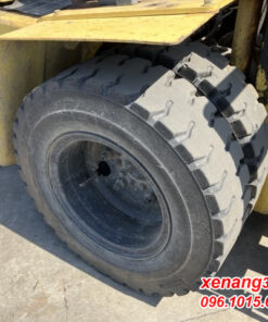 Xe nâng dầu 3.5 tấn Komatsu FD35-5- 34527 gật gù số sàn lốp kép cao 4m|Diesel counterbalance Truck Lốp trước kép