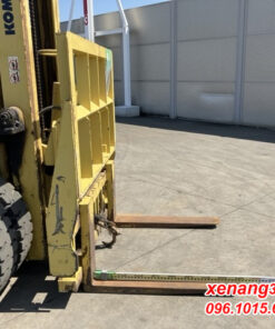 Xe nâng dầu 3.5 tấn Komatsu FD35-5- 34527 gật gù số sàn lốp kép cao 4m|Diesel counterbalance Truck Gật gù