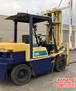 Xe nâng dầu 3.5 tấn Komatsu FD35N-5-11619 số tự động dịch càng|Diesel counterbalance Truck Mặt sau xe nâng dầu 3.5 tấn Komatsu FD35N-5-11619