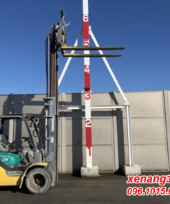 Xe nâng dầu 2.5 tấn Komatsu FD25C-16 731583 số sàn gật gù lốp kép cao 4m nhập khẩu Nhật Chiều cao nâng xe nâng dầu 2.5 tấn Komatsu FD25C-16