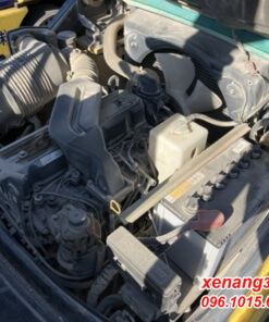 Xe nâng dầu 2.5 tấn Komatsu FD25C-16 731583 số sàn gật gù lốp kép cao 4m nhập khẩu Nhật Động cơ