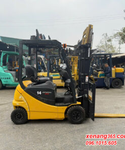 Xe nâng điện 1.4 tấn Komatsu FB14-12 chui công dịch giá cao 3m chạy siêu lướt hơn 400h chất lượng cao 851014 Mặt bên xe nâng điện 1.4 tấn Komatsu FB14-12-851014
