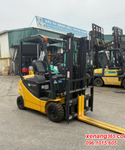 Xe nâng điện 1.4 tấn Komatsu FB14-12 chui công dịch giá cao 3m chạy siêu lướt hơn 400h chất lượng cao 851014 Mặt trước xe nâng điện 1.4 tấn Komatsu FB14-12-851014