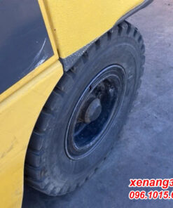 Xe nâng dầu 4.5 tấn Komatsu FH45-2 số tự động cao 3.5m 2017 Gật gù Lốp sau