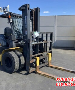 Xe nâng dầu 4.5 tấn Komatsu FH45-2 số tự động cao 3.5m 2017 Gật gù Mặt trước xe nâng dầu 4.5 tấn Komatsu FH45-240600