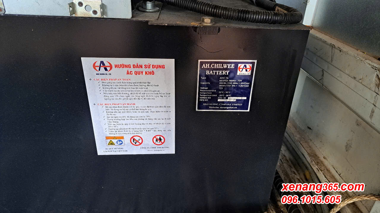 Bình ắc quy xe nâng điện 2.5 tấn FE25-1
