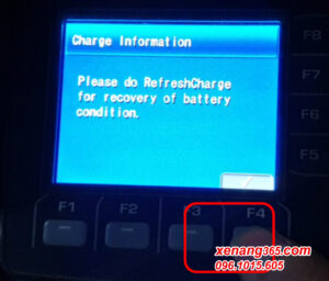 Please do refreshcharge for recovery of battery condition
