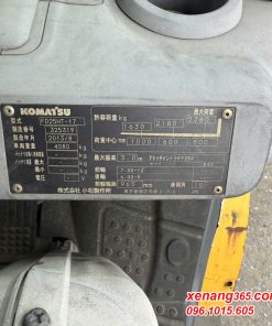 Xe nâng dầu 2.5 tấn Komatsu FD25HT-17- 325319 số sàn côn ngâm dầu gật gù chất lượng cao|Xe nâng Nhật bãi Tem xe