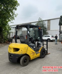 Xe nâng dầu 2.5 tấn Komatsu FD25HT-17- 325319 số sàn côn ngâm dầu gật gù chất lượng cao|Xe nâng Nhật bãi Mặt sau xe nâng dầu 2.5 tấn komatsu FD25HT-17