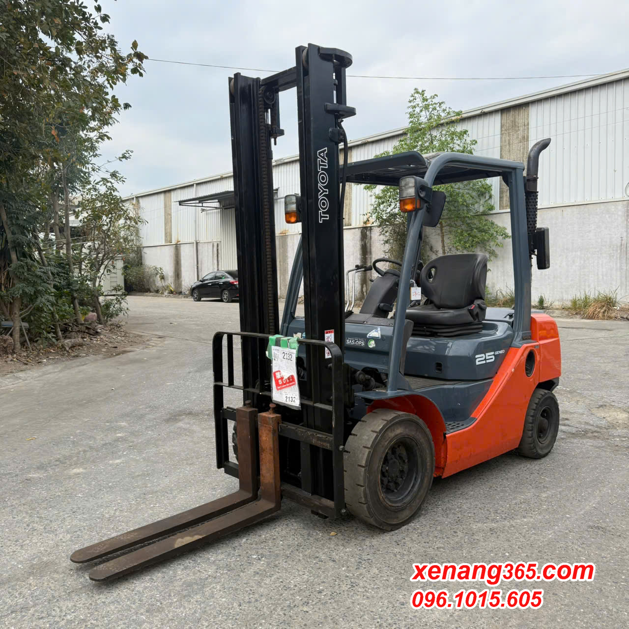 xe nang dau 2 5 tan Toyota 8FD25 31536 10