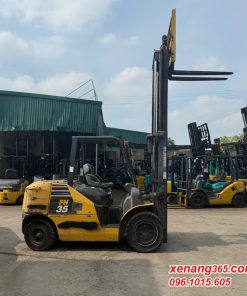 Xe nâng dầu 3.5 tấn Komatsu FH35-1 -2014 138895 số tự động |Diesel Truck Chiều cao nâng mặt bên nâng xe nâng dầu 3.5 tấn Komatsu FH35-1 138895