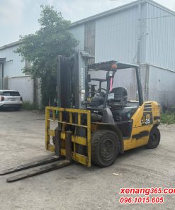 Xe nâng dầu 3.5 tấn Komatsu FH35-1 -2014 138895 số tự động |Diesel Truck Mặt trước xe nâng dầu 3.5 tấn Komatsu FH35-1 138895