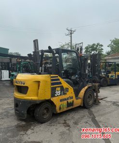Xe nâng dầu 3.5 tấn Komatsu FH35-2 -2017 140498 số tự động |Diesel Truck Mặt sau xe nâng dầu 3.5 tấn Komatsu FH35-2 140498