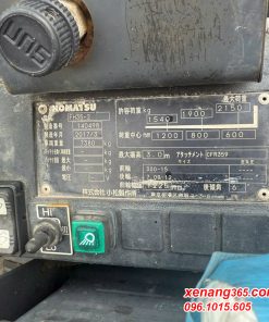 Xe nâng dầu 3.5 tấn Komatsu FH35-2 -2017 140498 số tự động |Diesel Truck Tem xe nâng FH35-2