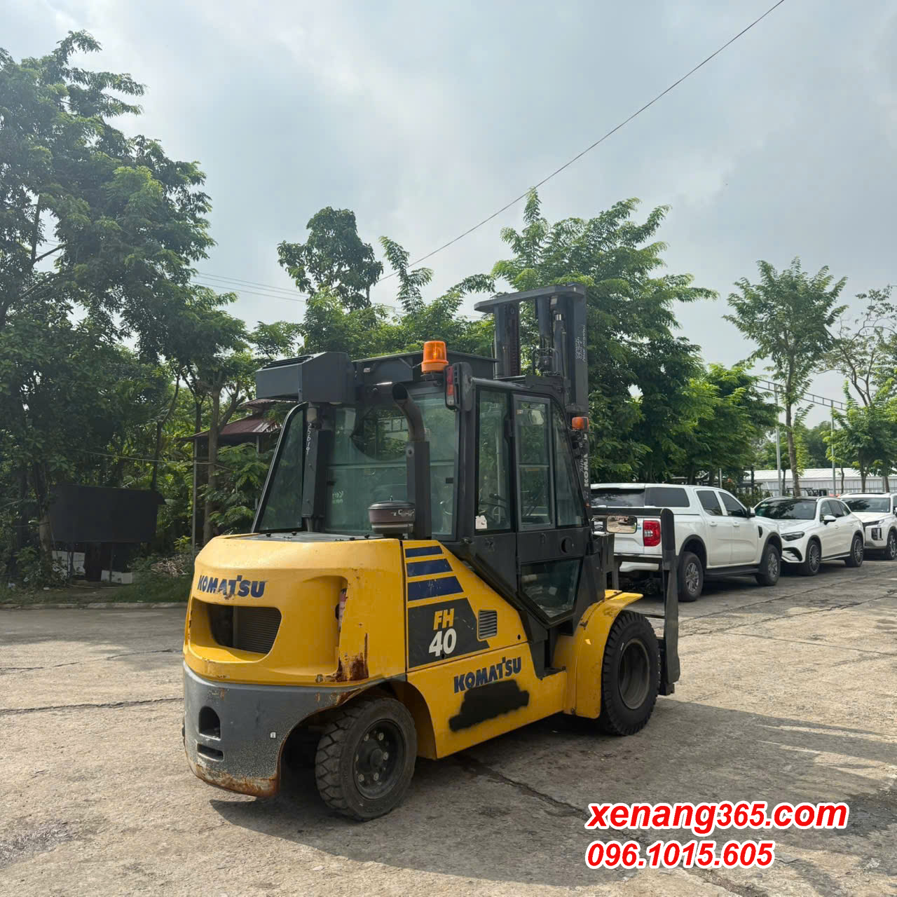 Xe nâng dầu 4 tấn Komatsu FH40-2 141245 số tự động cao 5m 2019 Gật gù Xe nâng dầu 4 tấn Komatsu FH40-2 -2019