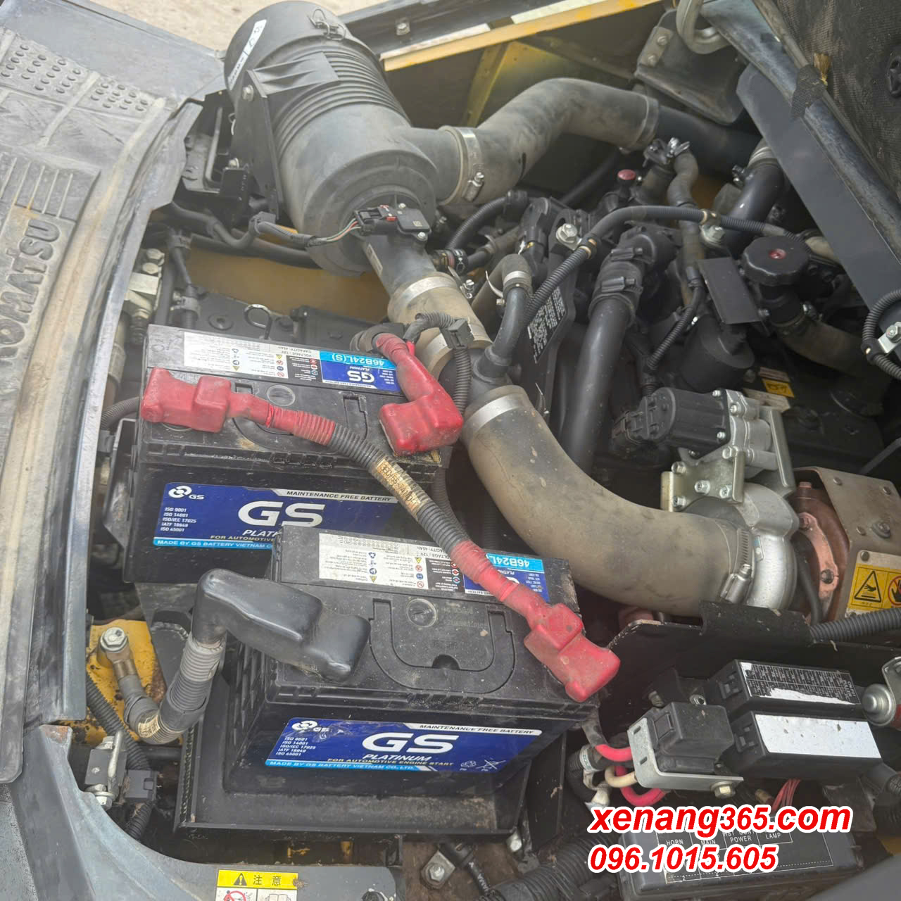 Xe nâng dầu 4 tấn Komatsu FH40-2 141245 số tự động cao 5m 2019 Gật gù Động cơ