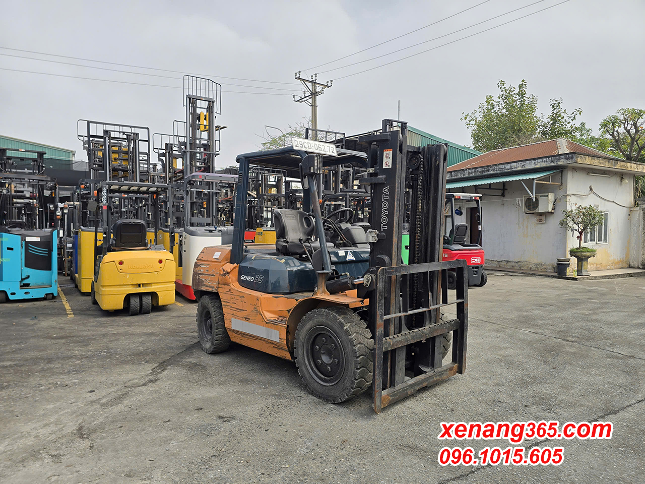Dịch vụ đăng kí biển số xe nâng cũ, xe nâng mới uy tín 100% Xe nâng lắp biển số