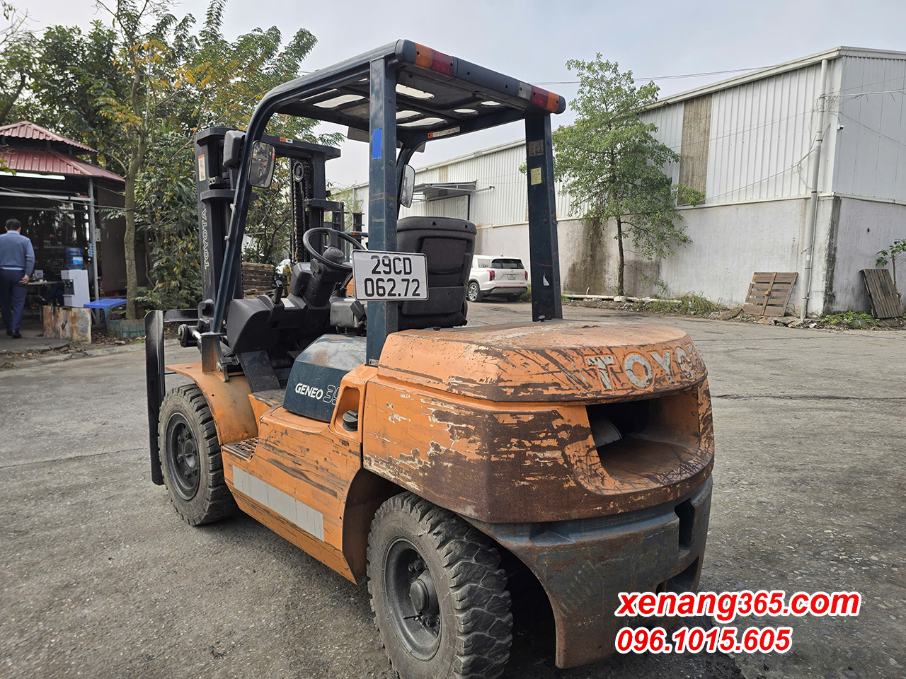 Dịch vụ đăng kí biển số xe nâng cũ, xe nâng mới uy tín 100% Xe nâng cũ lắp biển số