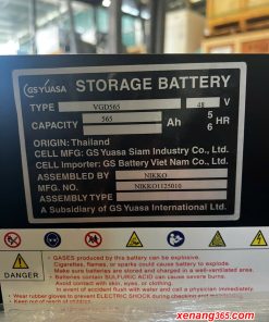 Bình ắc quy xe nâng điện 48V-565Ah Model VGD565-48V GSYUASA mới 100% nhập khẩu Binh acquy xe nang dien VGD565 48V 4