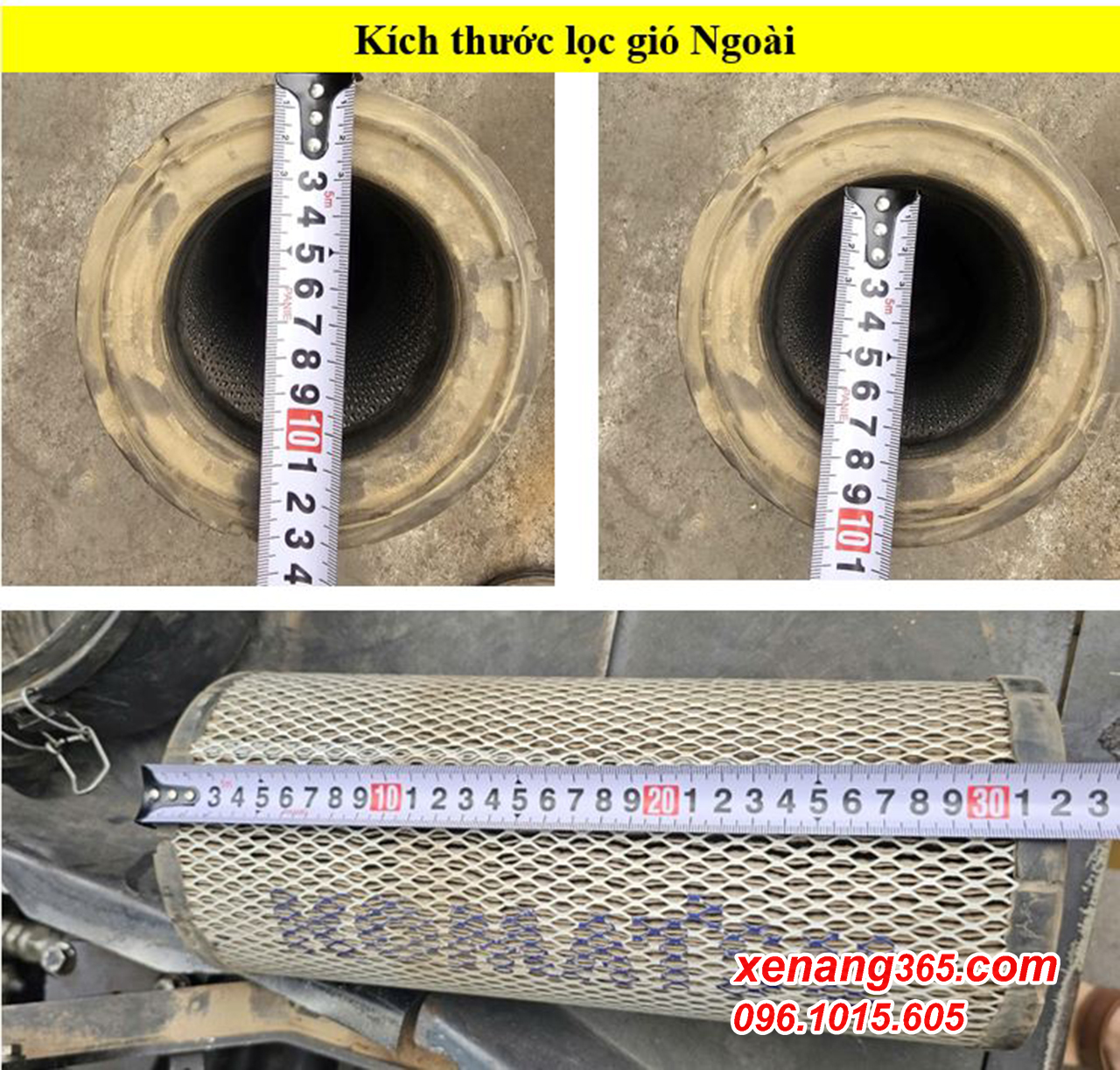 bộ lọc xe nâng dầu 5 tấn Komatsu FH50-2 - Lọc gió