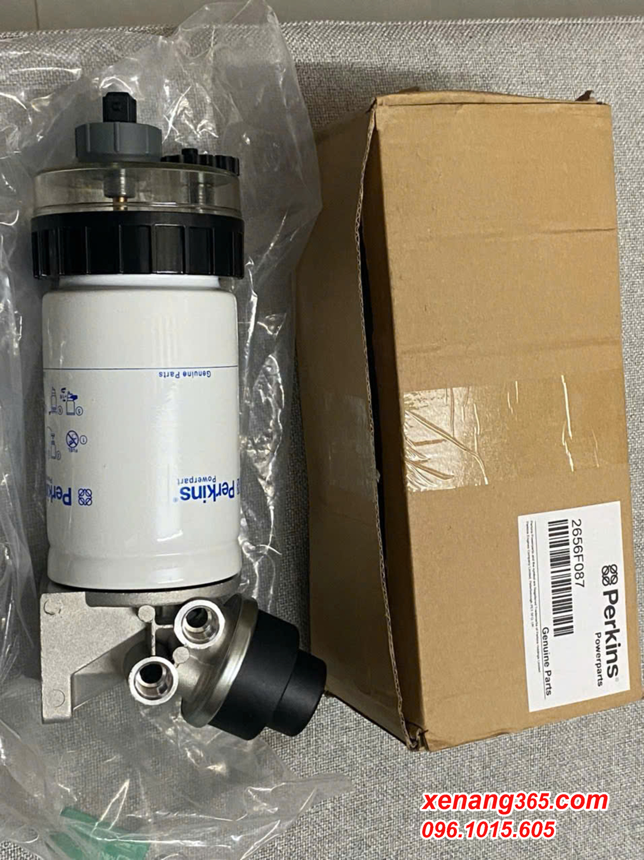 Bơm tay nhiên liệu Perkins cho xe nâng dầu Mitsubishi 3.5 tấn Bơm tay nhiên liệu Perkins