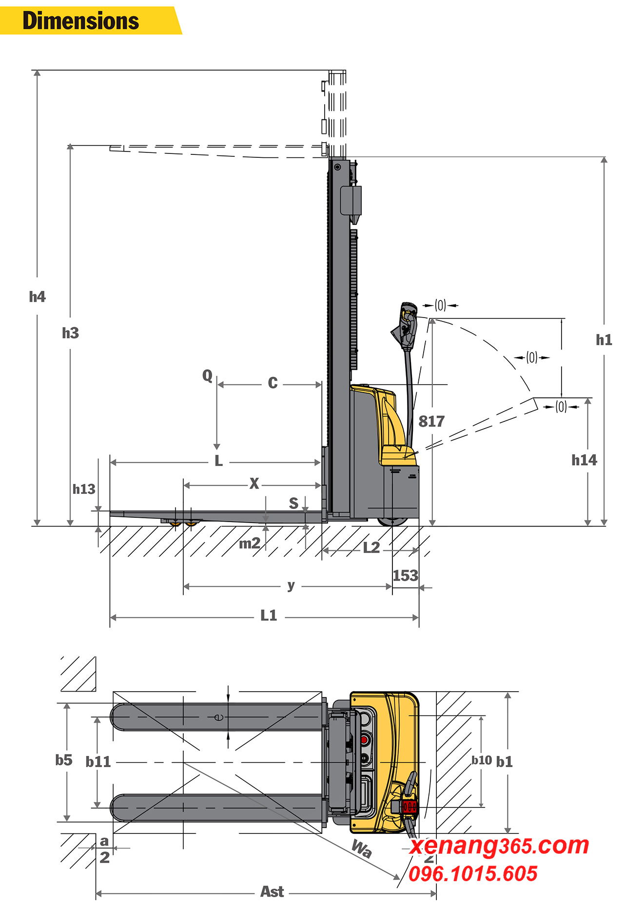 Catalogue xe nâng điện dắt tay staxx WS15H-3000, WS15-3500 Catalogue xe nâng điện dắt tay staxx