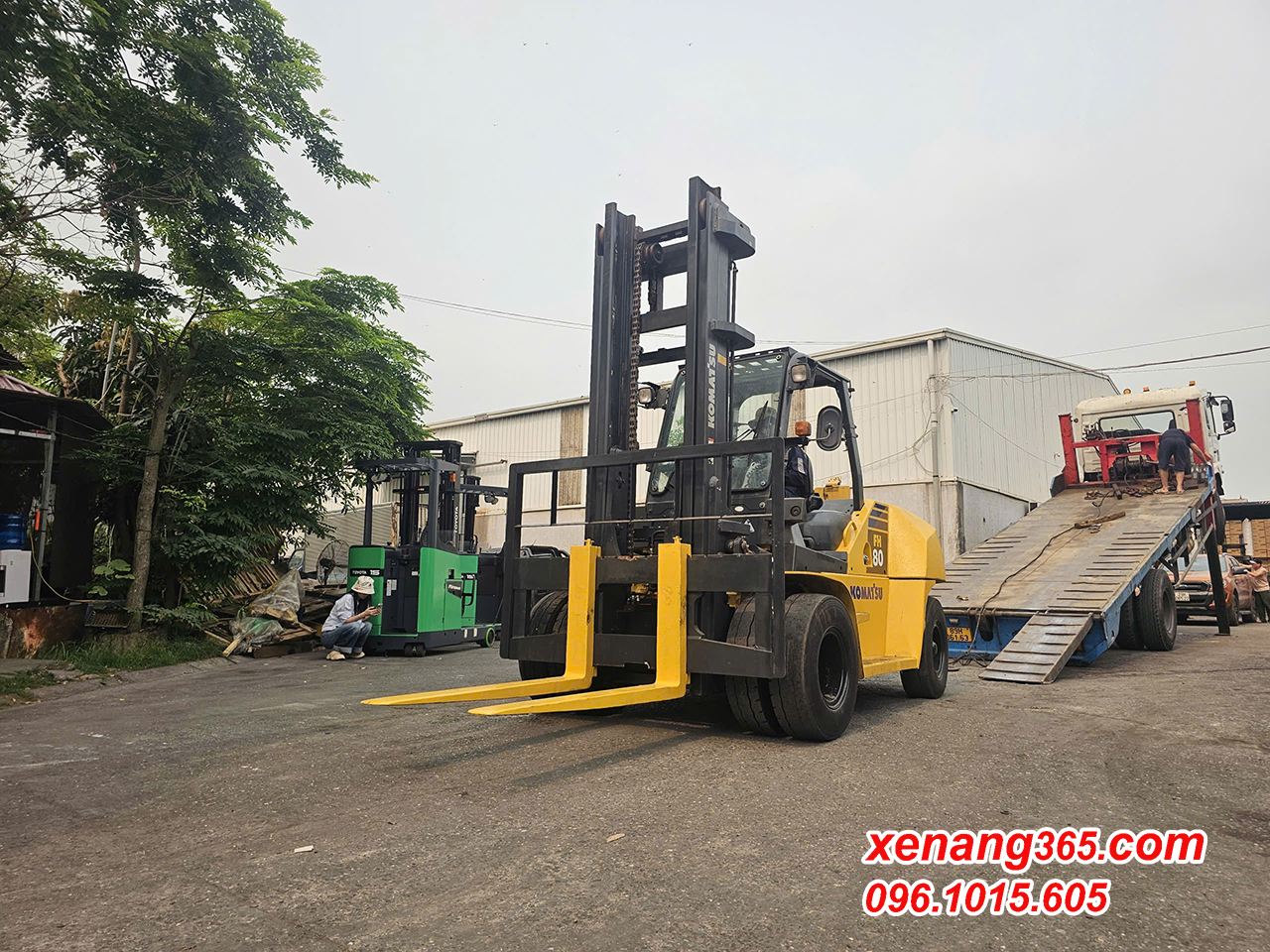 Xe nâng dầu 8 tấn Komatsu FH80-1