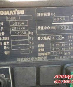 Xe nâng dầu 8 tấn Komatsu FH80-1