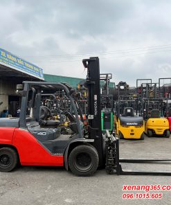 Xe nâng dầu 4 tấn Toyota 8FD40 12949 số tự động cao 4m kẹp xoay 2019 Xe nâng dầu 4 tấn Toyota 8FD40 12949