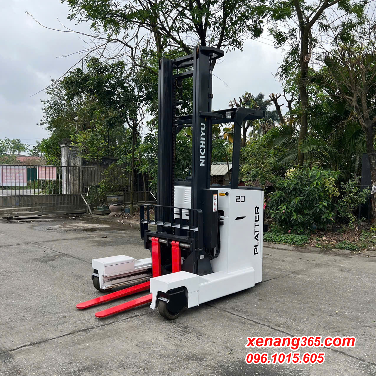 xe nâng điện chạy ngang - xe nâng điện đứng lái 2 tấn Nichiyu FFBR020-85-450
