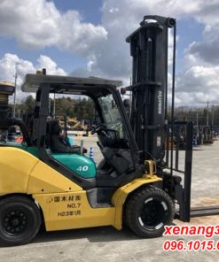Xe nâng dầu 4 tấn Komatsu FH40T-10 135185 số tự động dịch giá và dịch càng cao 5m xe nâng dầu 4 tấn Komatsu FD40T-10