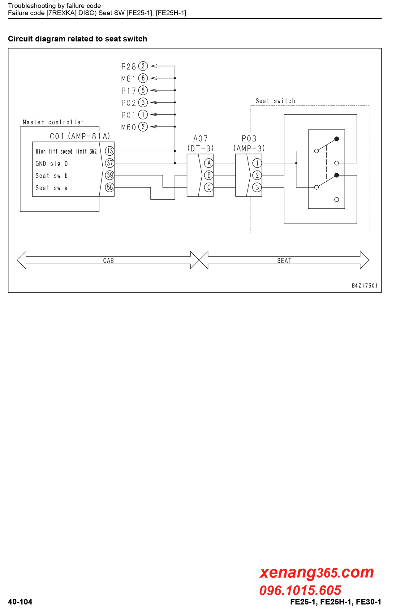 Download Shop manual FE25-1 FE30-1 sửa chữa xe nâng điện Komatsu 2.5 tấn và 3 tấn FE25-1, FE30-1 Shop manual FE25-1 FE30-1: hướng dẫn xử lý các lỗi của xe nâng điện Komatsu 2.5 tấn FE25-1 và 3 tấn FE30-1