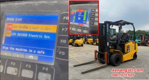 Hướng dẫn xử lý lỗi L03 D610NS xe nâng điện Komatsu FE25-1
