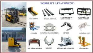 Bảng giá phụ kiện xe nâng lắp thêm