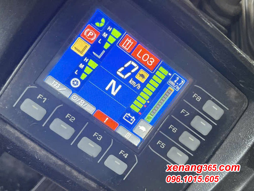 Hướng dẫn xử lý lỗi L03 DFC1KB ngắn mạch biến trở cần nâng xe nâng điện 2.5 tấn Komatsu FE25-1, 3 tấn FE30-1 như thế nào? Hướng dẫn xử lý lỗi L03 DFC1KB