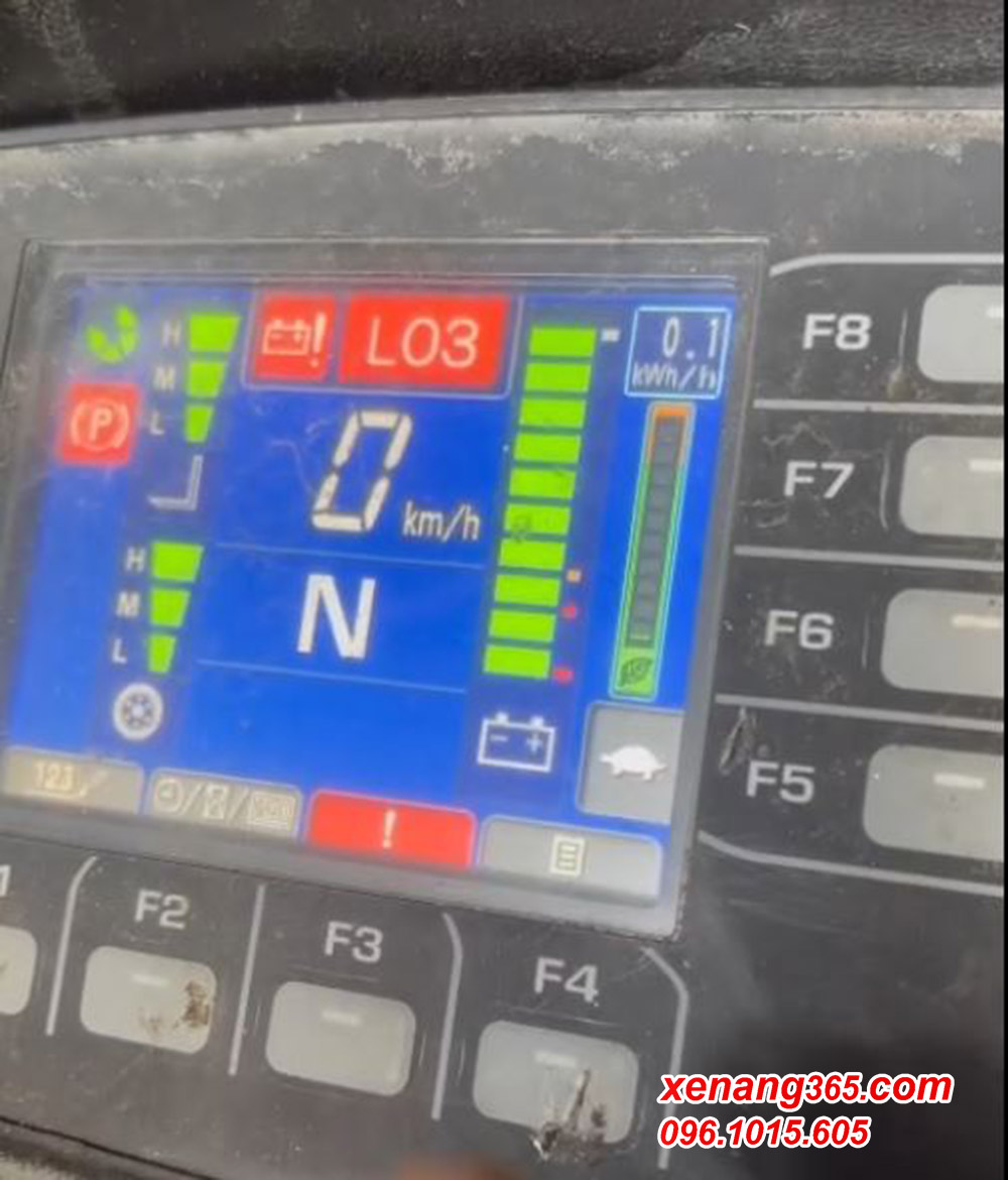 Hướng dẫn xử lý lỗi L03 D610NS NHIỆT ĐỘ BÌNH ẮC QUY CAO xe nâng điện 2.5 tấn Komatsu FE25-1, 3 tấn FE30-1 như thế nào? Hướng dẫn xử lý lỗi L03 D610NS xe nâng điện Komatsu FE25-1