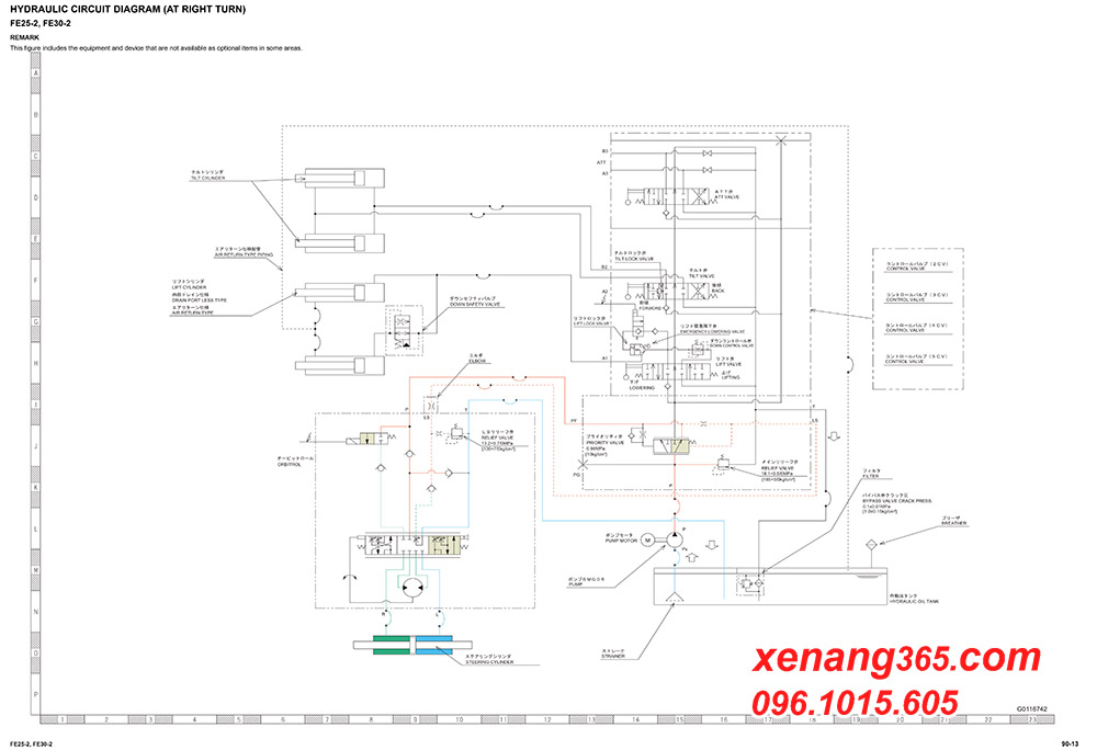 Download Shop manual FE25-2, FE30-2 sửa chữa xe nâng điện Komatsu 2.5 tấn và 3 tấn FE25-2, FE30-2 Sơ đồ mạch và bản vẽ xe nâng điện Komatsu 2.5 tấn FE25-2 và 3 tấn FE30-2