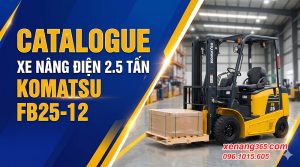 Catalogue xe nâng điện 2.5 tấn Komatsu FB25-12, và 3 tấn FB30-12