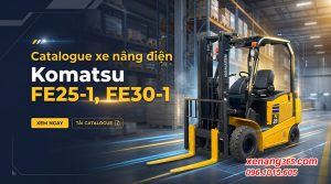 Cataglogue xe nâng điện 2.5 tấn Komatsu FE25-1 và 3 tấn FE30-1