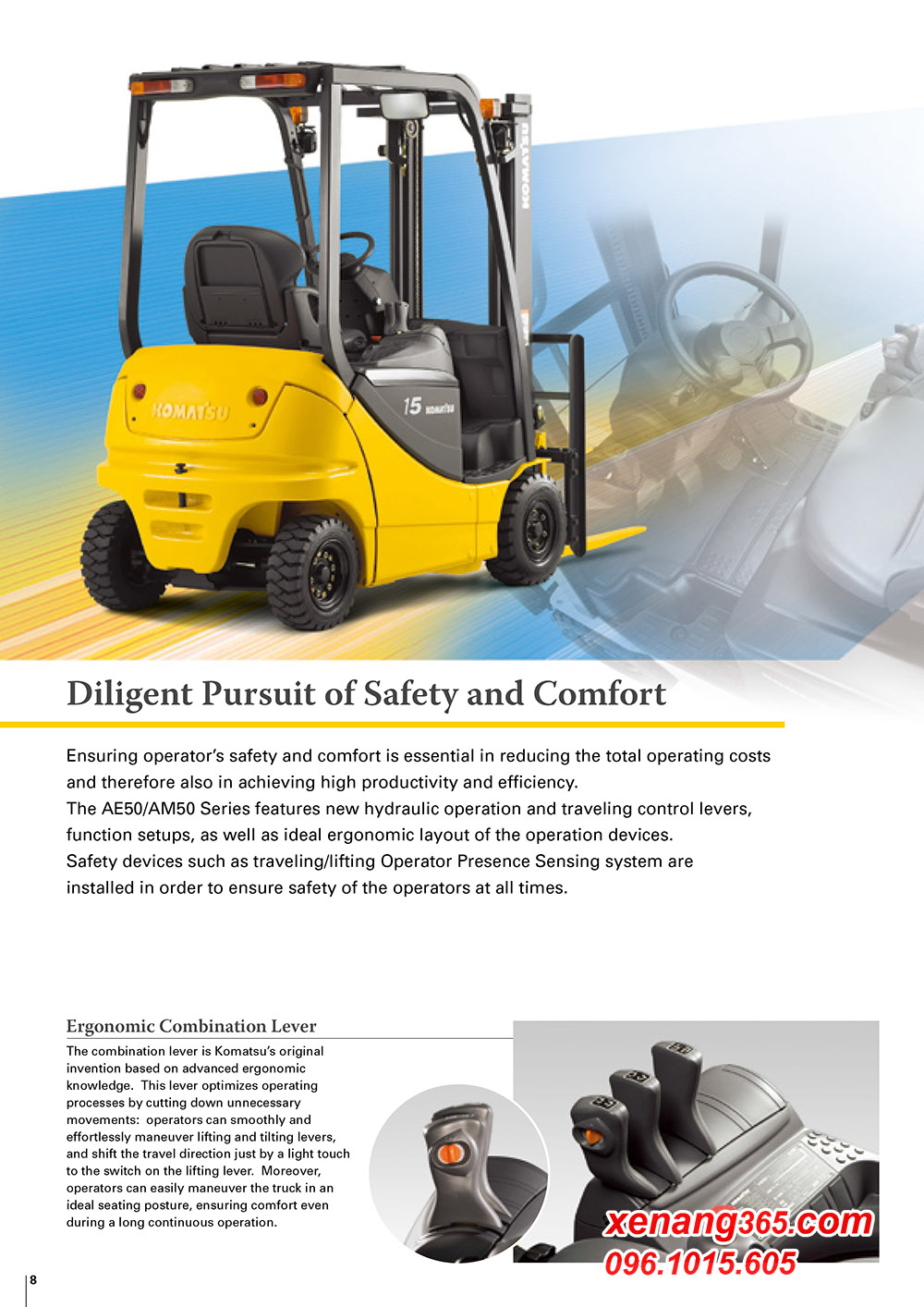 Catalogue xe nâng điện 1.5 tấn Komatsu FB15-12 (AE50 Series, AM50 series) Cataglogue xe nâng điện 1.5 tấn Komatsu FB15-12 (AE50 Series, AM50 series)