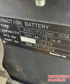 xe nâng điện 2.5 tấn Komatsu FE25-2 dịch càng